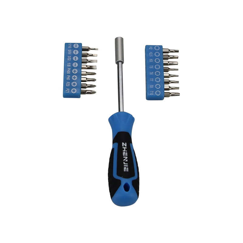 Set di driver per portapunte con punta magnetica CRV 6150 da 17 pezzi