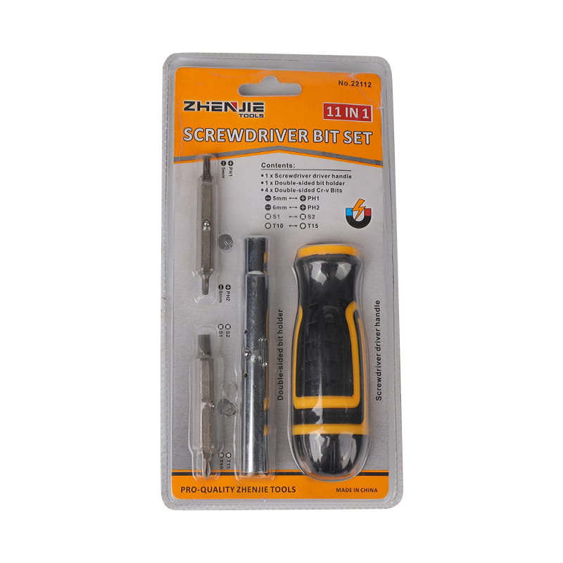 Set di punte per cacciavite domestico 11 in 1
