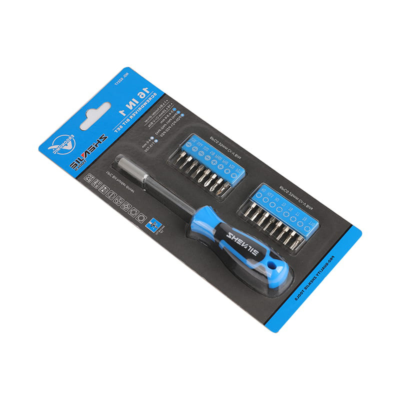Set di driver per portapunte con punta magnetica CRV per utensili manuali 16 in 1