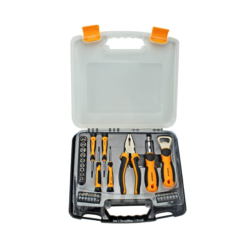 Set di strumenti combinati per cacciaviti CRV quadrati Pozidriv a taglio Phillips da 30 pezzi