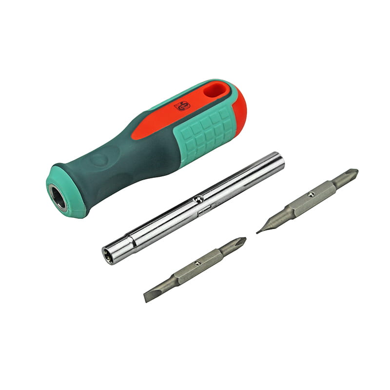 Set di punte per cacciavite CRV a taglio e Phillips 6 in 1