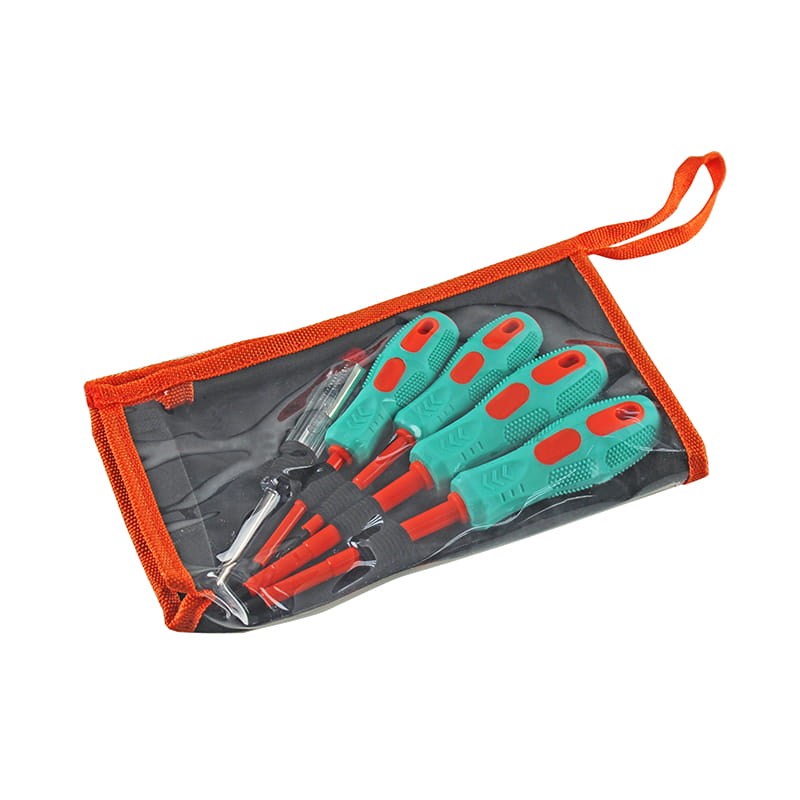Set di 5 cacciaviti isolati a taglio e Phillips #0x75-#1x100mm