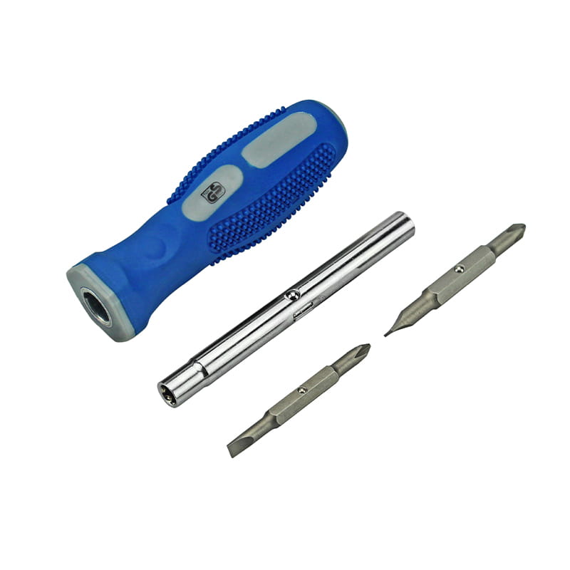 Set di punte per cacciavite CRV a doppia faccia 6 in 1