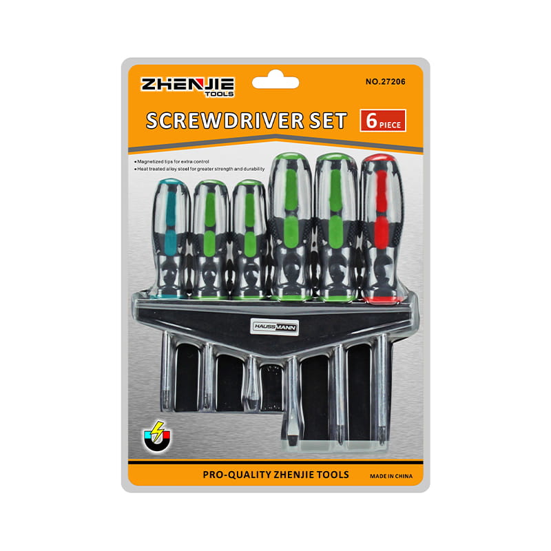Set di cacciaviti CRV Pozidriv a taglio Phillips da 6 pezzi