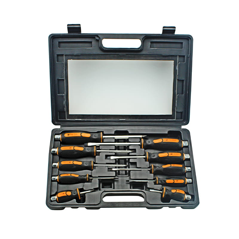 Set di cacciaviti CRV Go-Though da 10 pezzi BMC Packaging