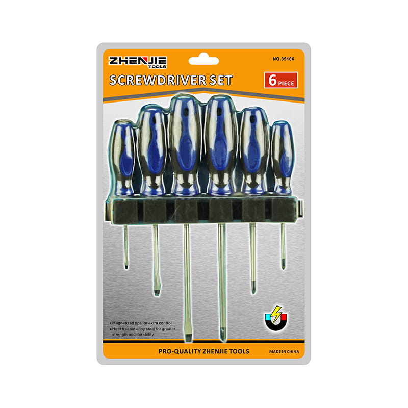 Set di cacciaviti Phillips a taglio con punta magnetica da 6 pezzi