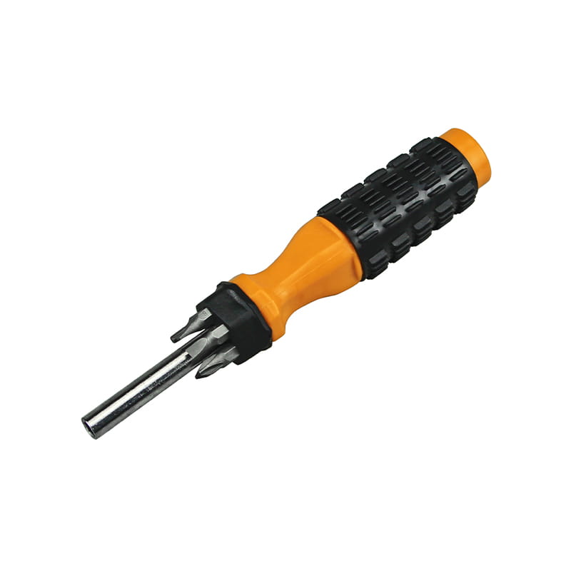 Set di punte portapunte CRV Phillips Torx 6 in 1 con intaglio