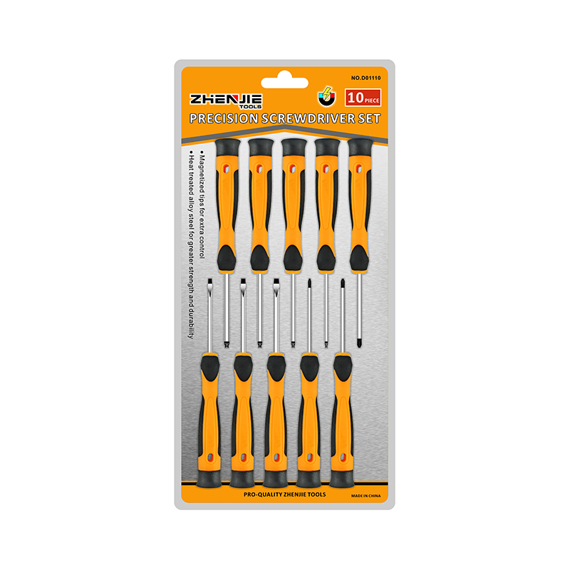 Set di cacciaviti di precisione Torx Phillips a taglio da 10 pezzi